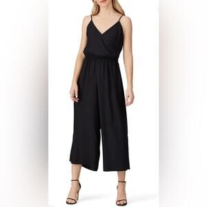 Habitual  Black Cut out Back Cropped Jumpsuit